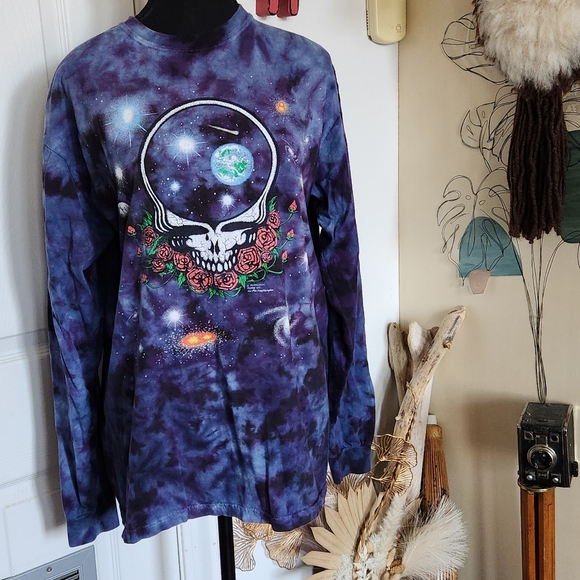 Vintage Grateful Dead 1997  cotton pullover long sleeve celestial print RARE - Picture 2 of 11